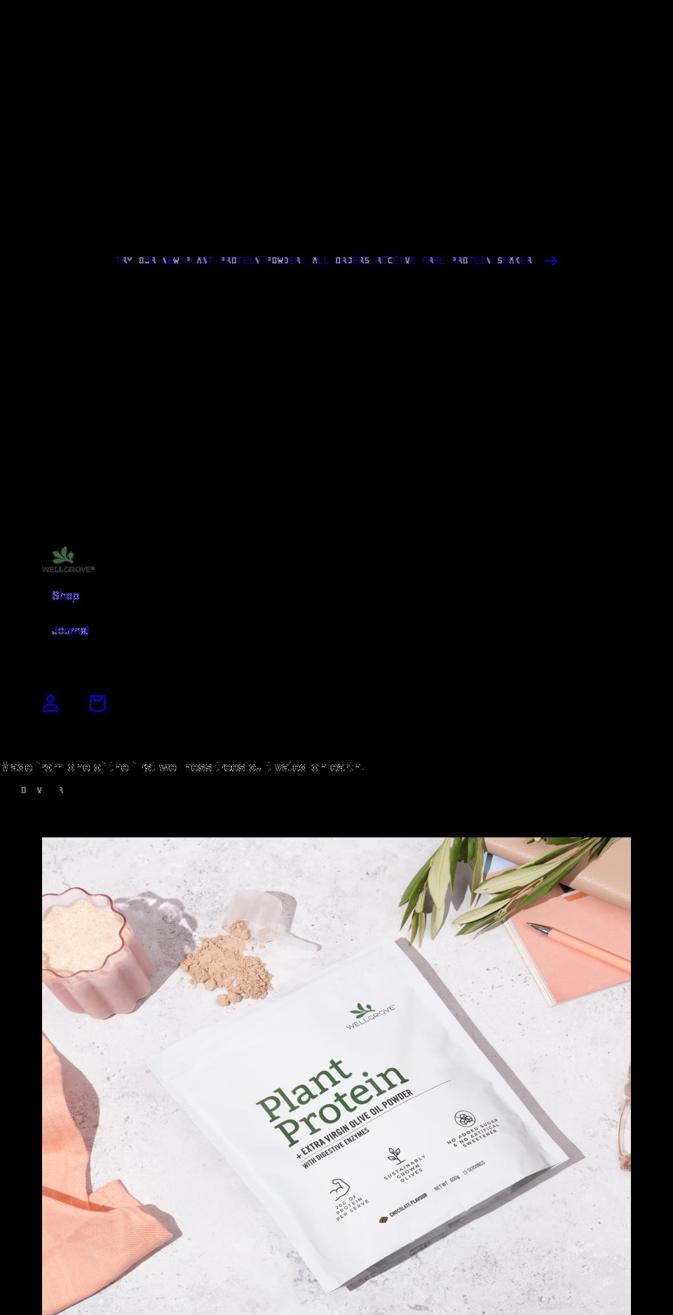 wellgrovehealth.com shopify website screenshot