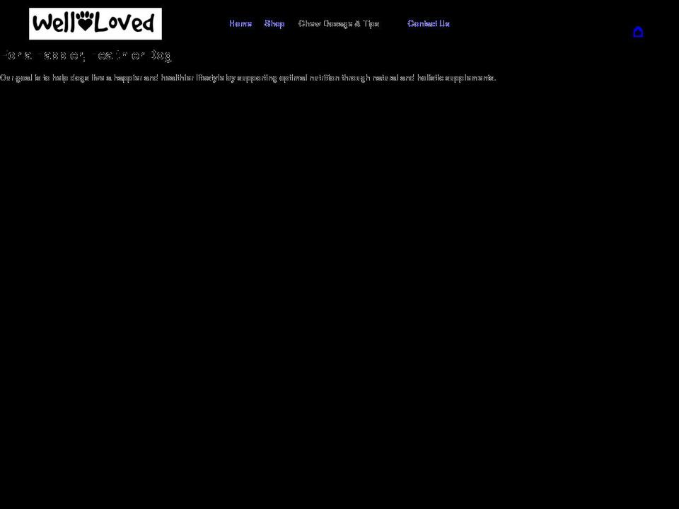 welllovedpet.com shopify website screenshot