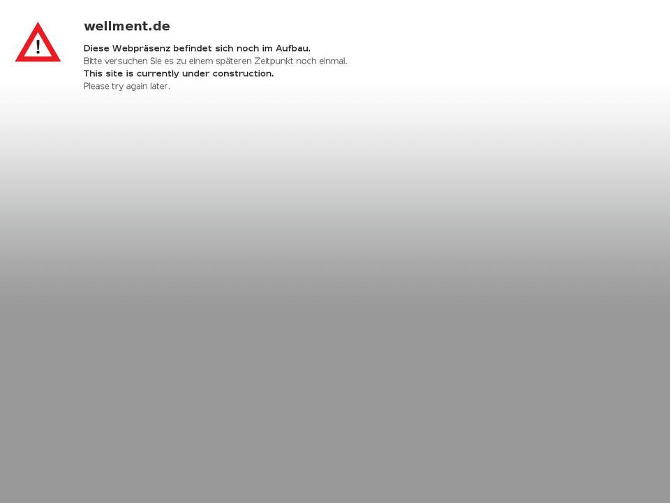 wellment.de shopify website screenshot