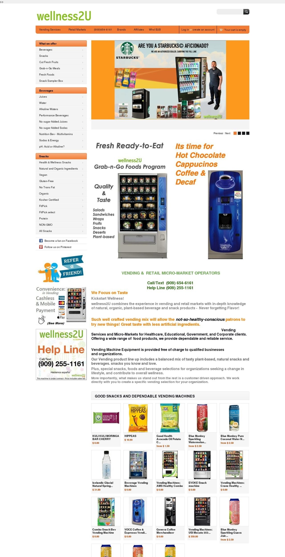 wellness2u.org shopify website screenshot
