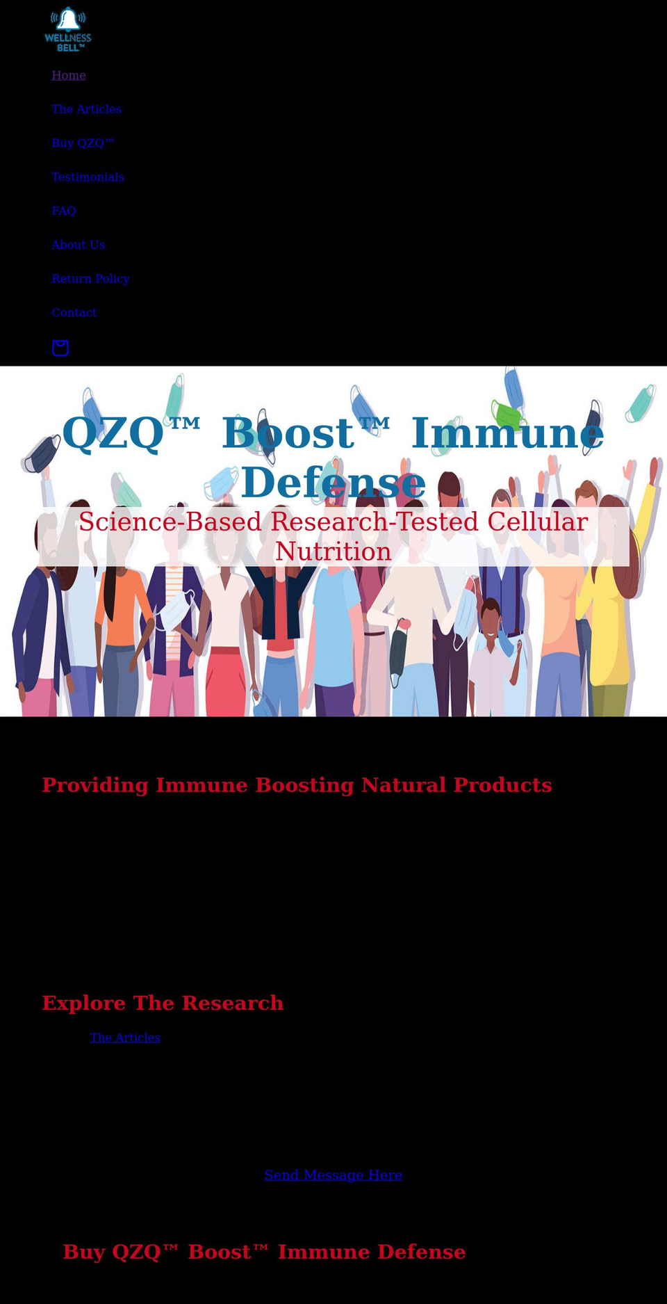 wellnessbell.com shopify website screenshot