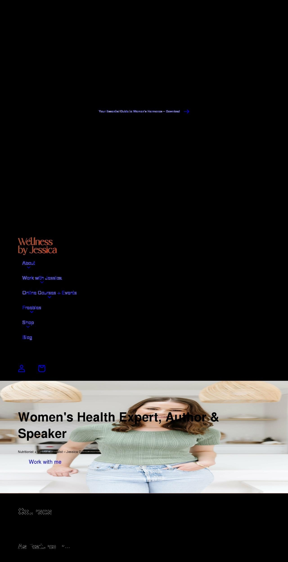 wellnessbyjessica.com shopify website screenshot