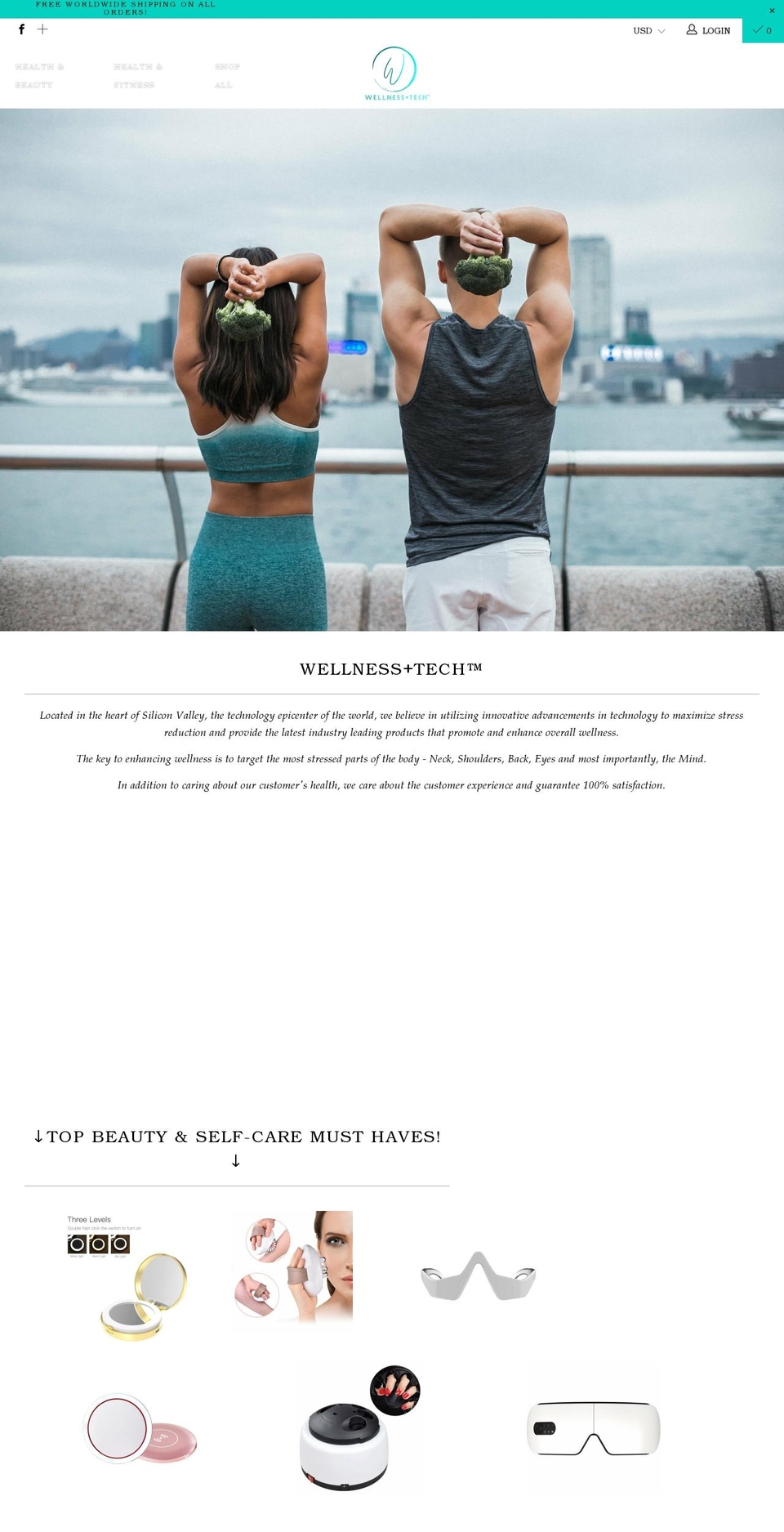 wellnessplustech.com shopify website screenshot