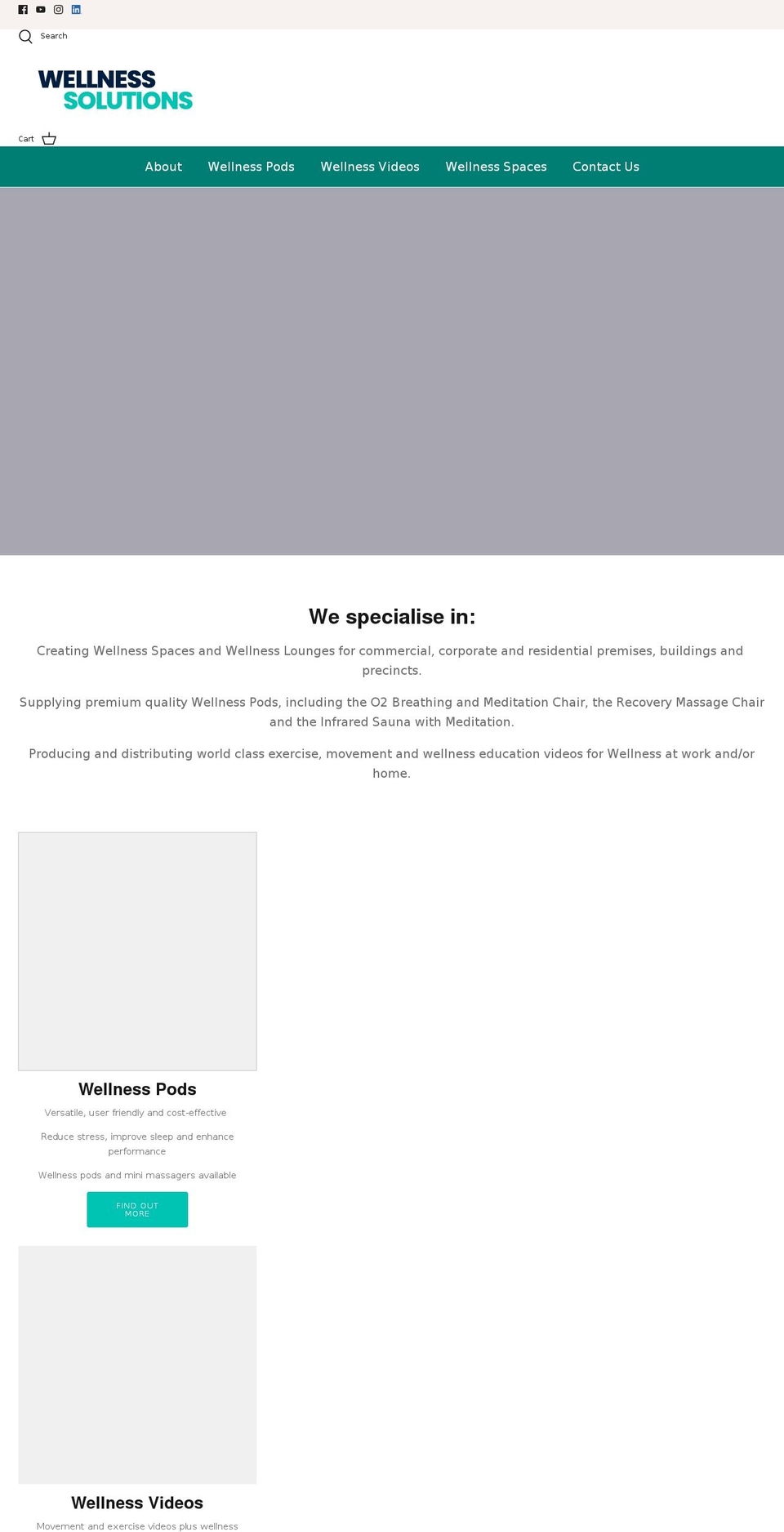 wellnesssolutions.com.au shopify website screenshot