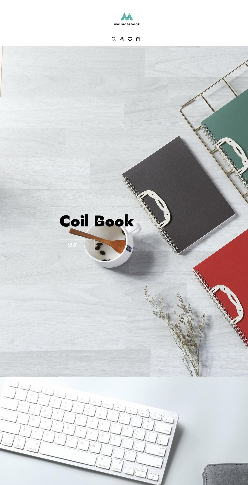 wellnotebook.com shopify website screenshot
