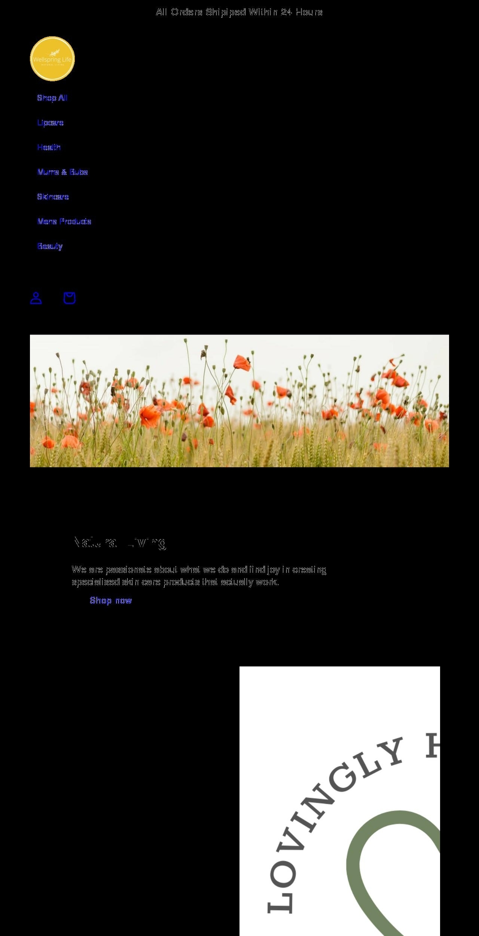 wellspringlife.net shopify website screenshot