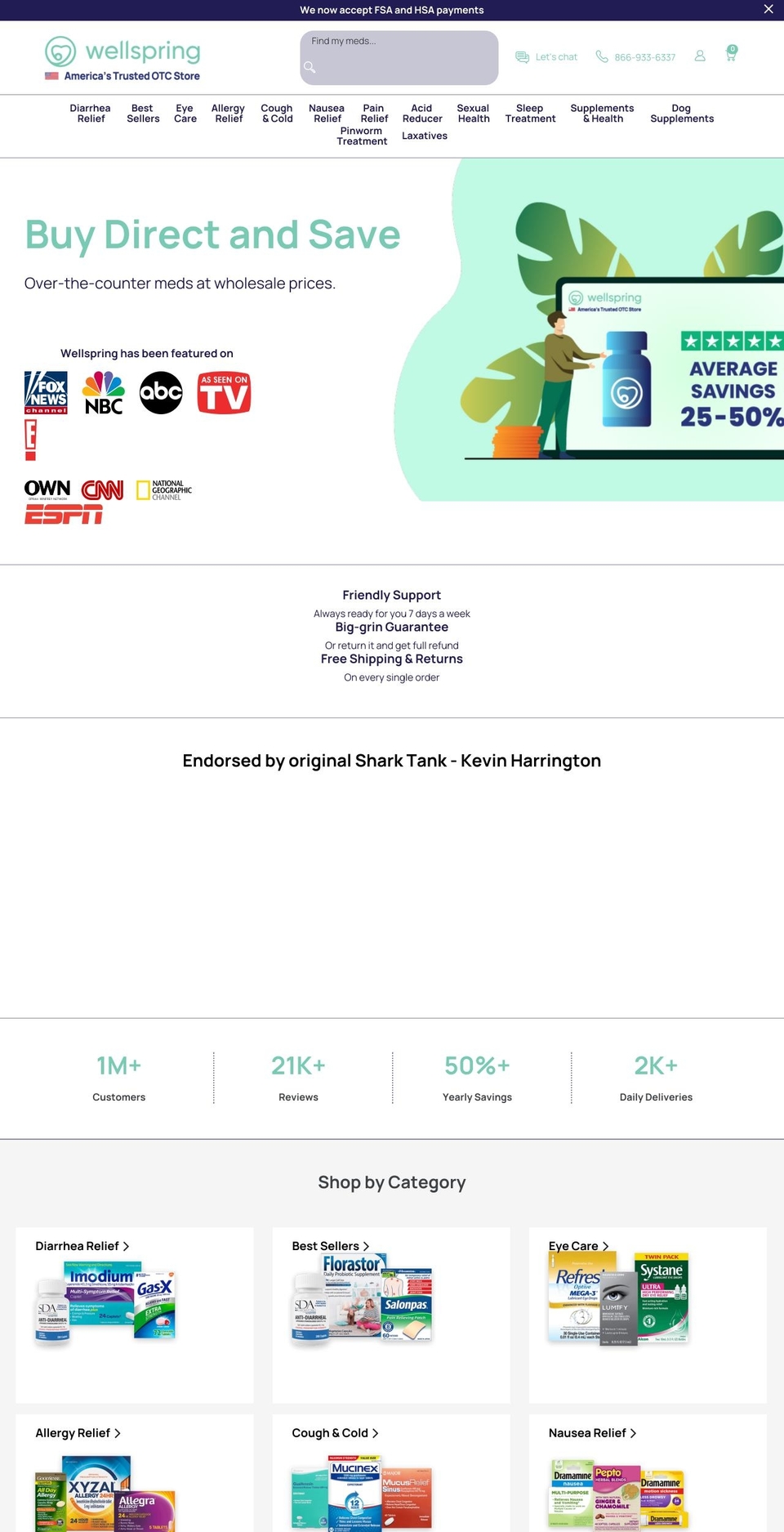 wellspringmeds.com shopify website screenshot