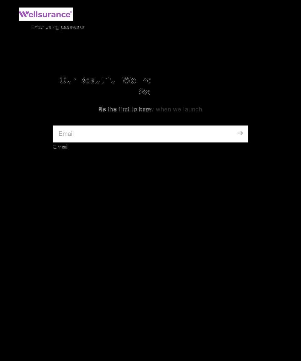 wellsurance.com shopify website screenshot