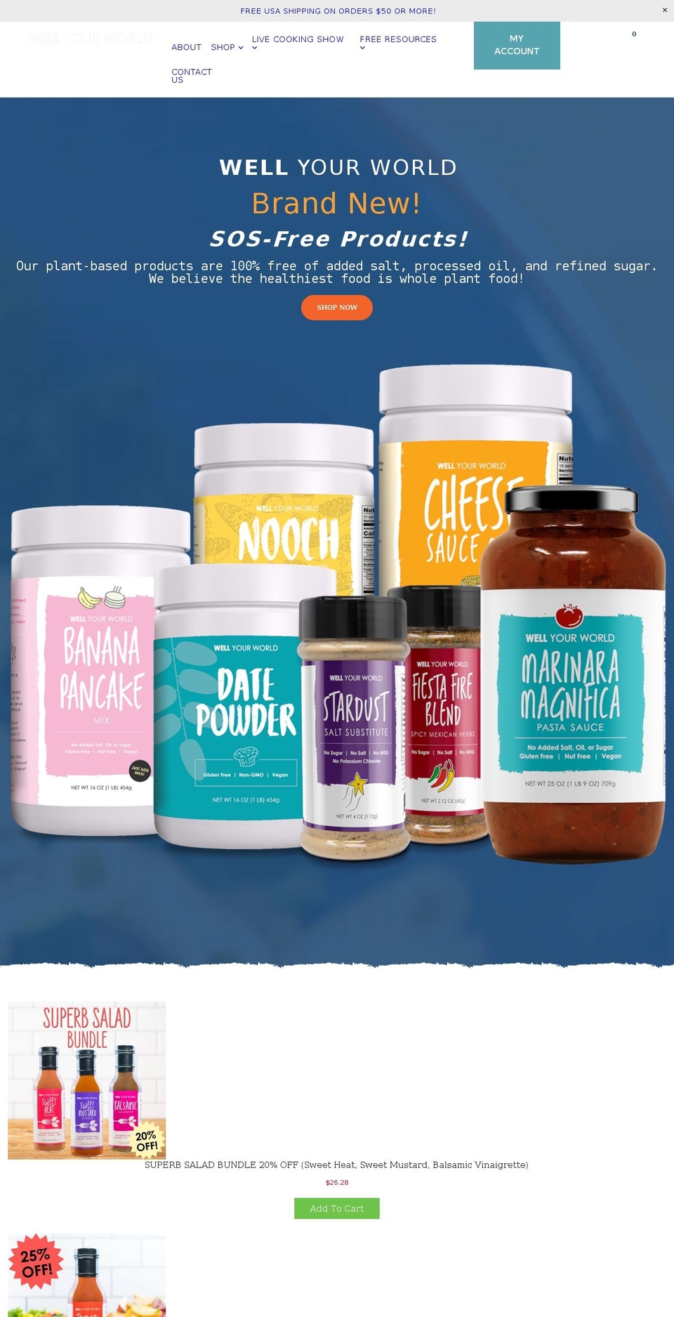 wellyourworld.com shopify website screenshot
