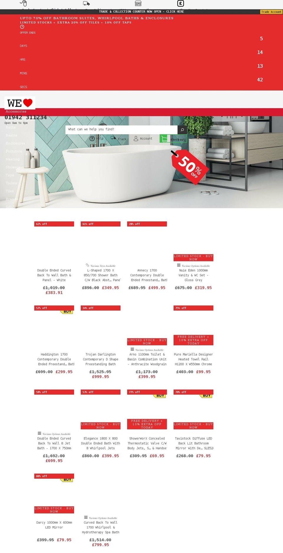 welove.co.uk shopify website screenshot