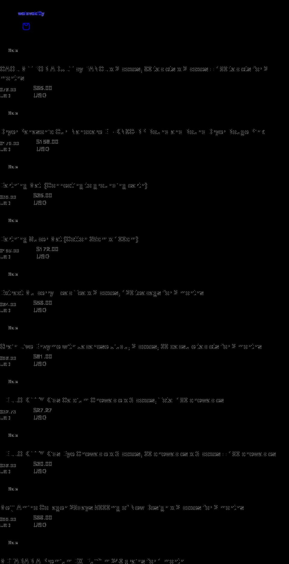 welovekitty.net shopify website screenshot