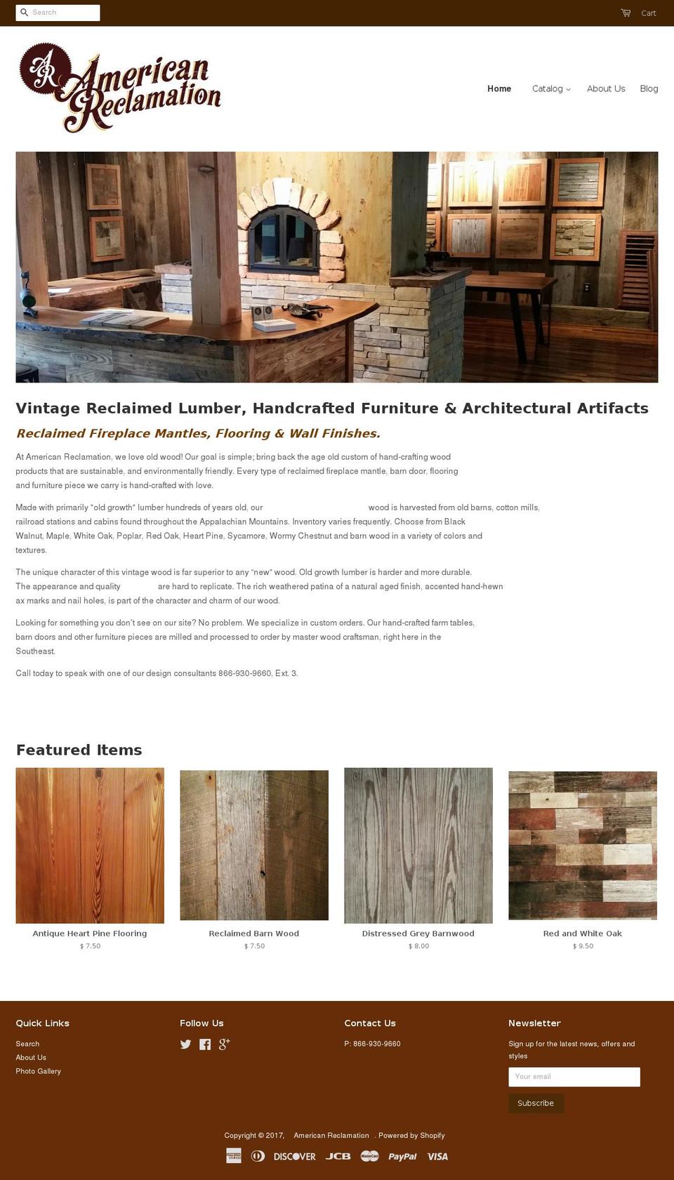 weloveoldwood.com shopify website screenshot