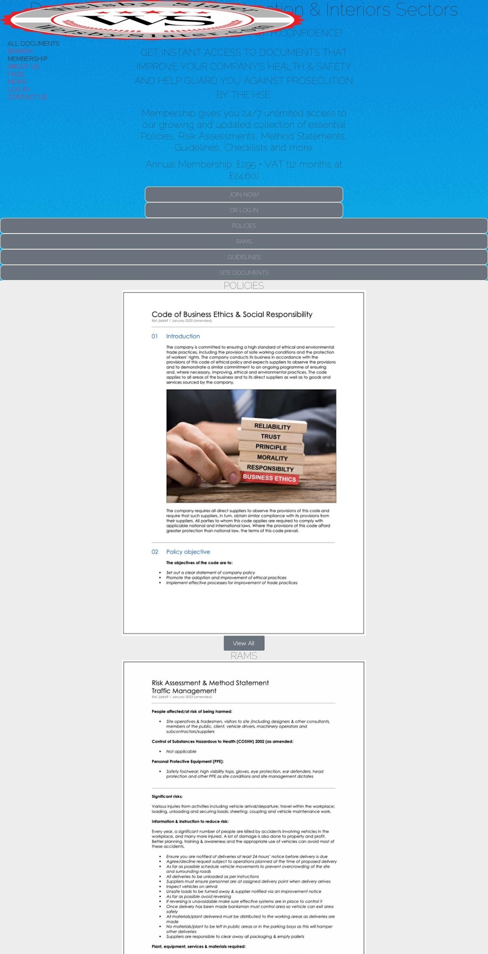welsbyslater.com shopify website screenshot