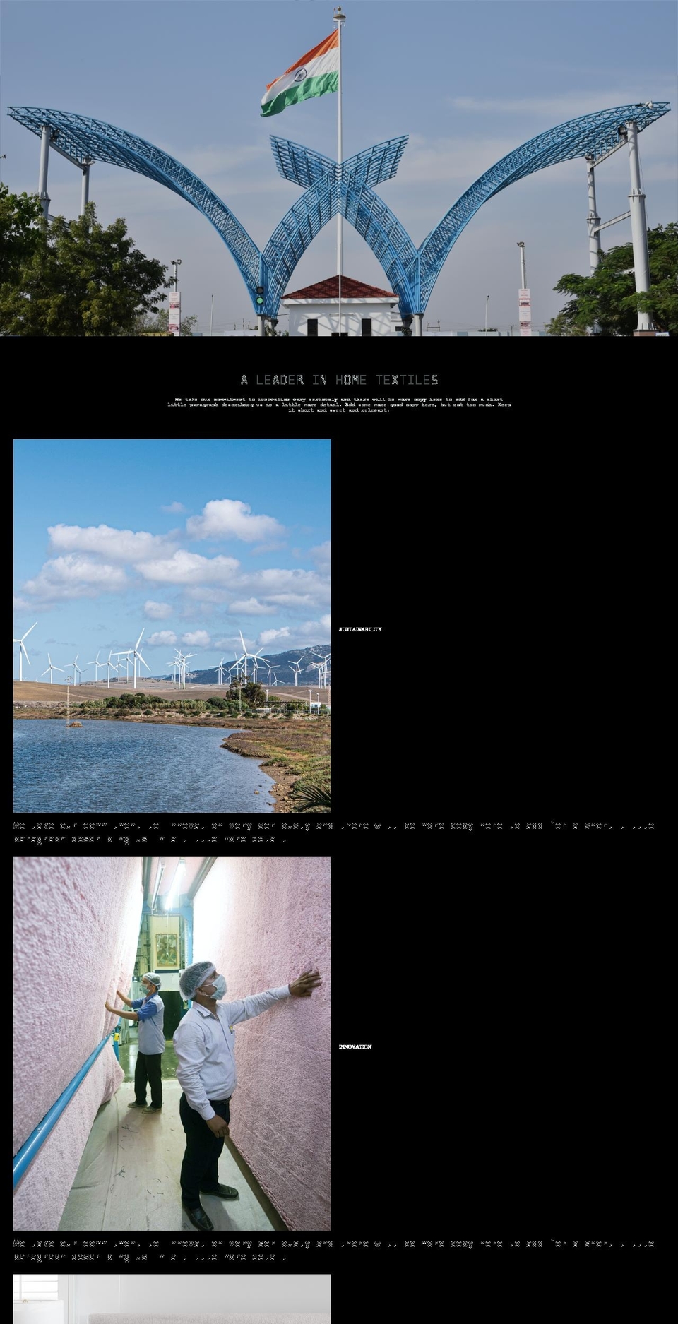 welspunusa.com shopify website screenshot