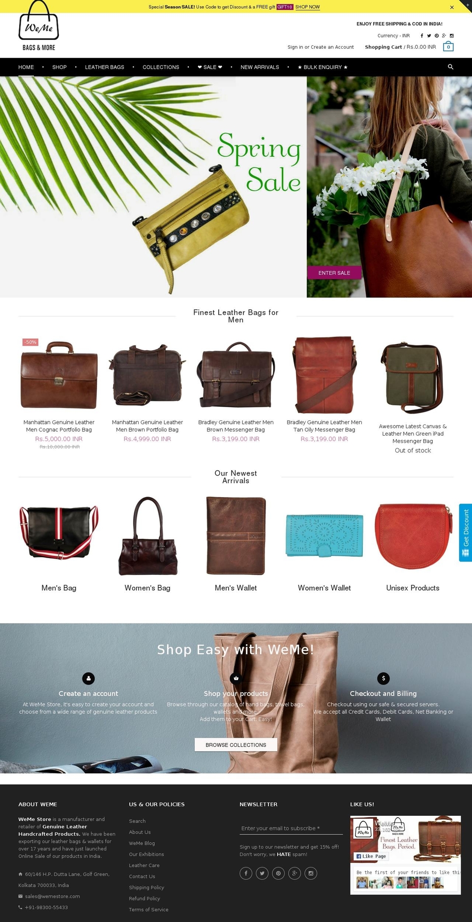 weme-store.com shopify website screenshot