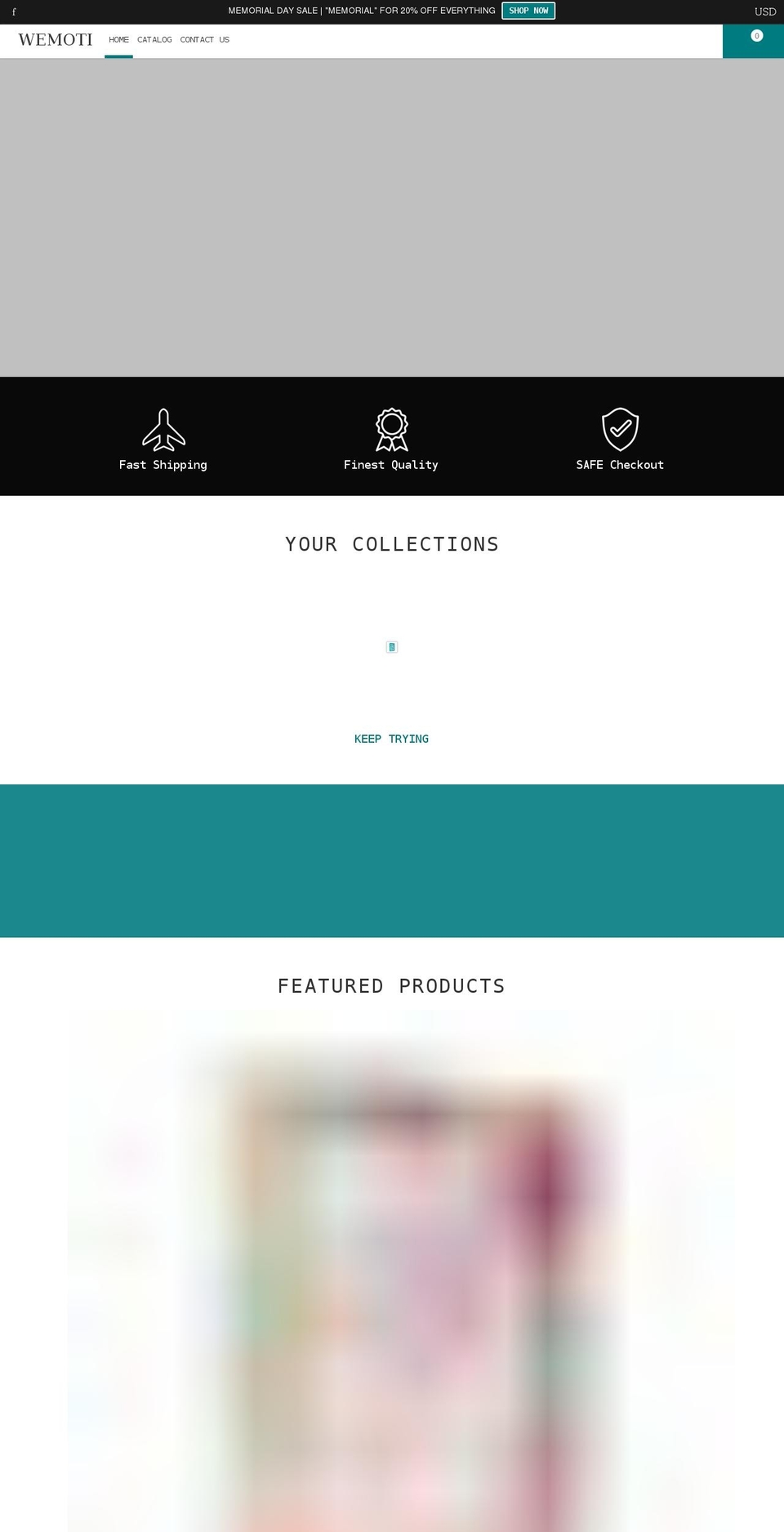 Konversion Shopify theme site example wemoti.com