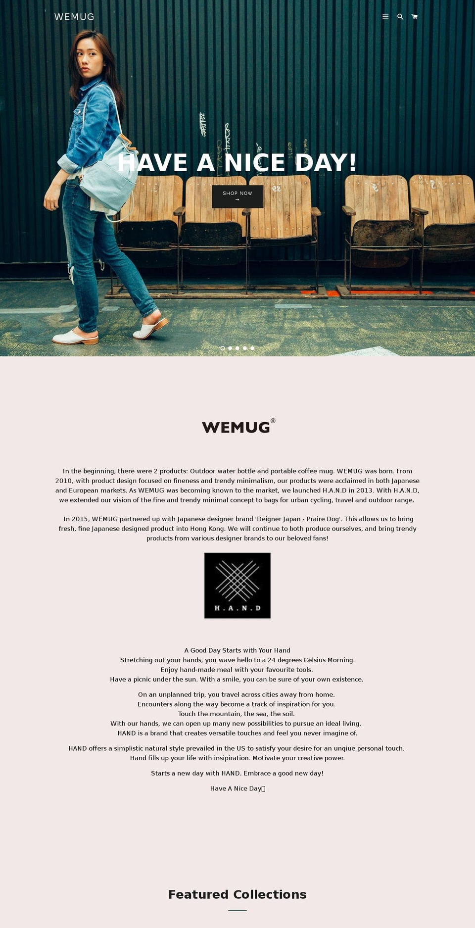 wemughk.com shopify website screenshot