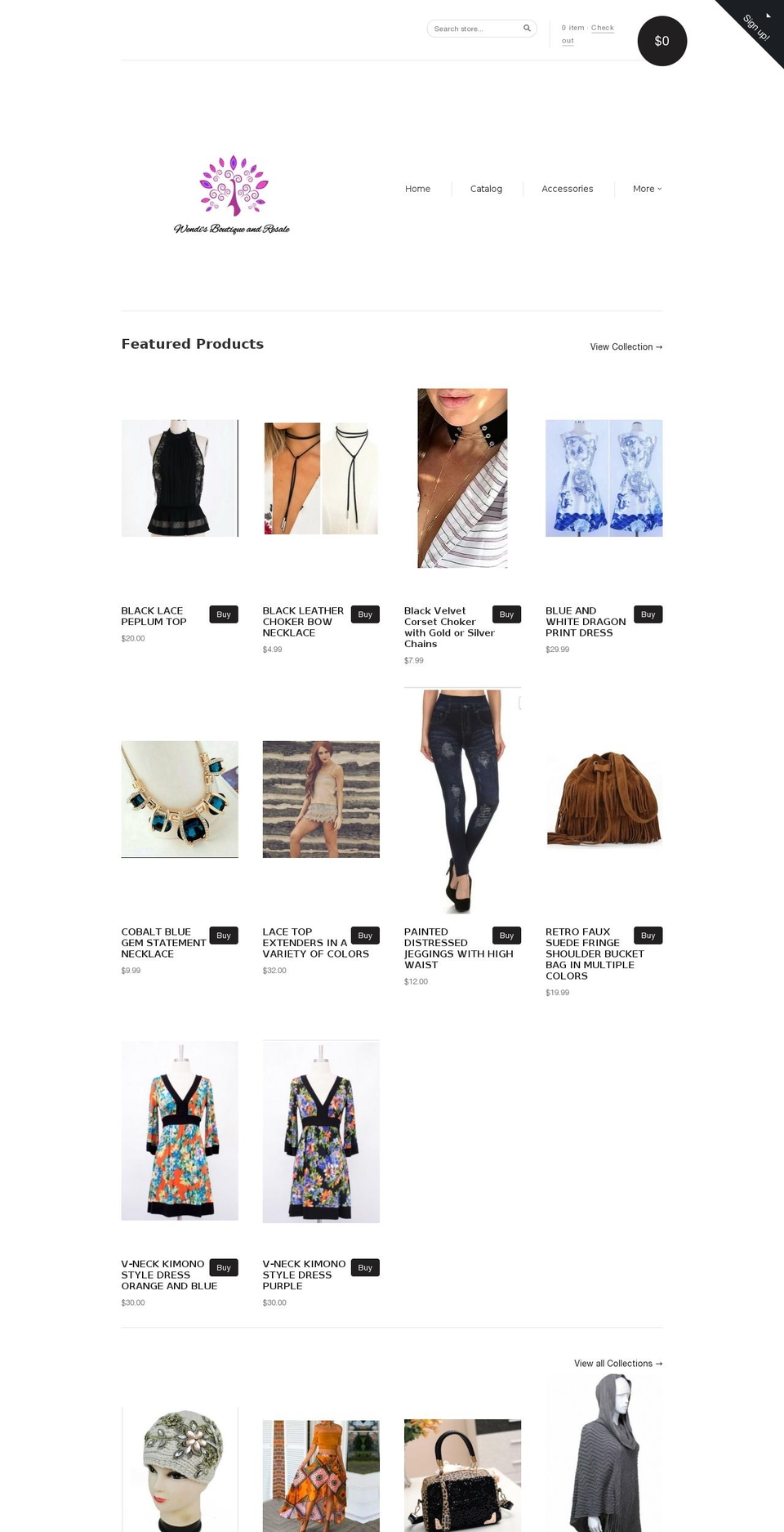 wendimoore.com shopify website screenshot