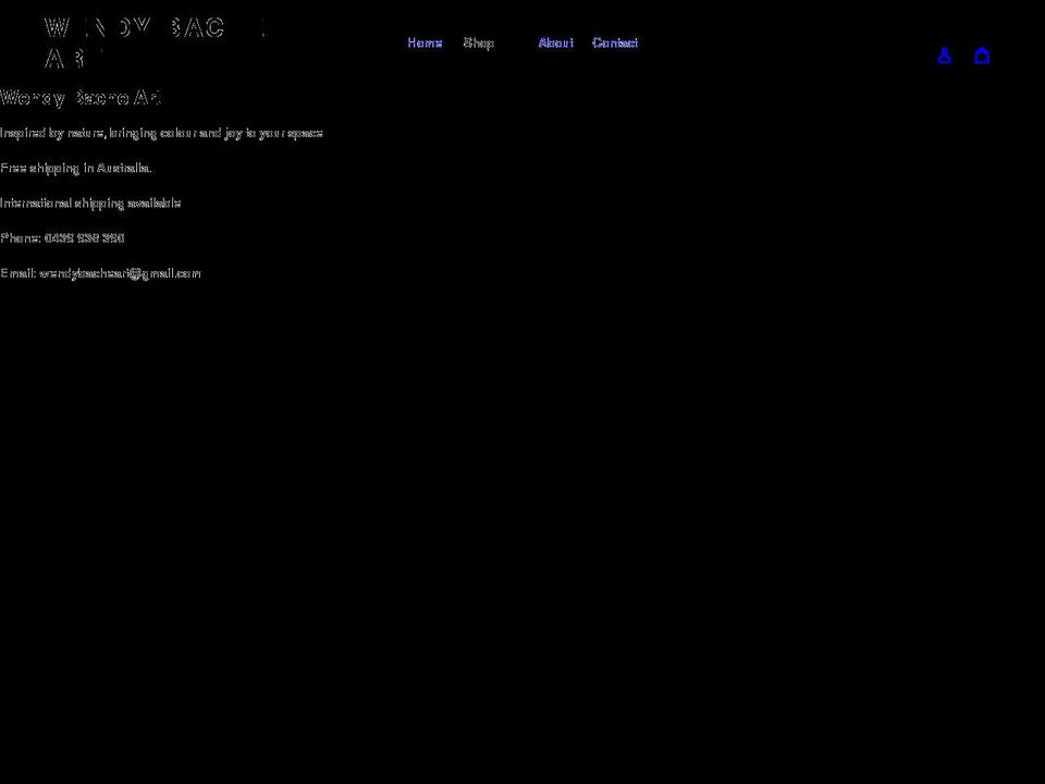 wendybacheart.com shopify website screenshot