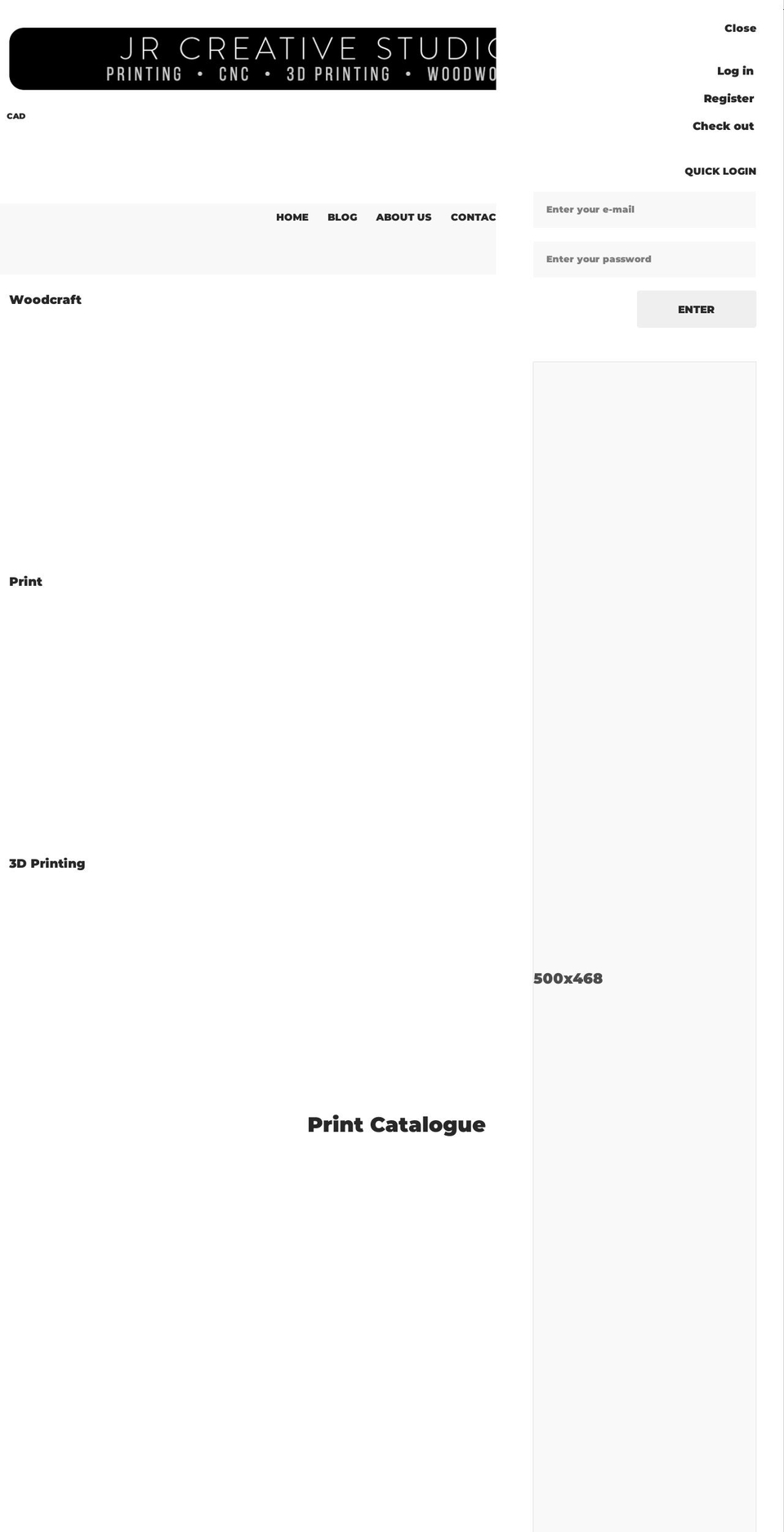 weprintstuff.ca shopify website screenshot