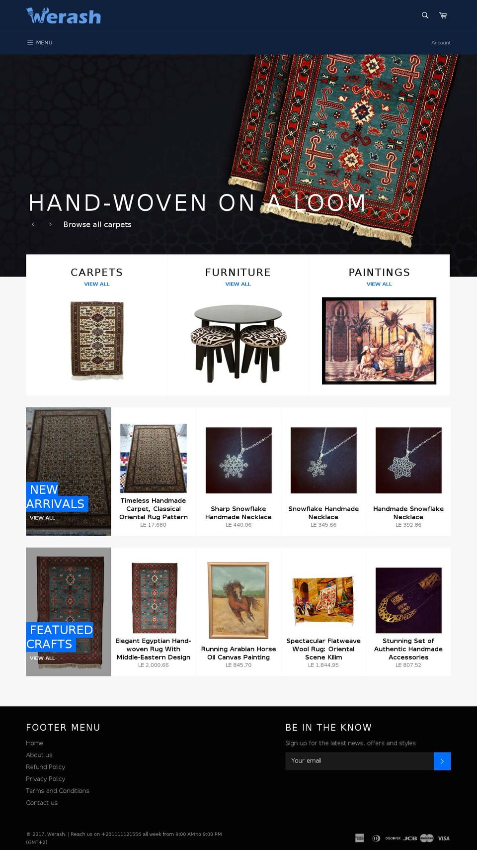 werash.com shopify website screenshot