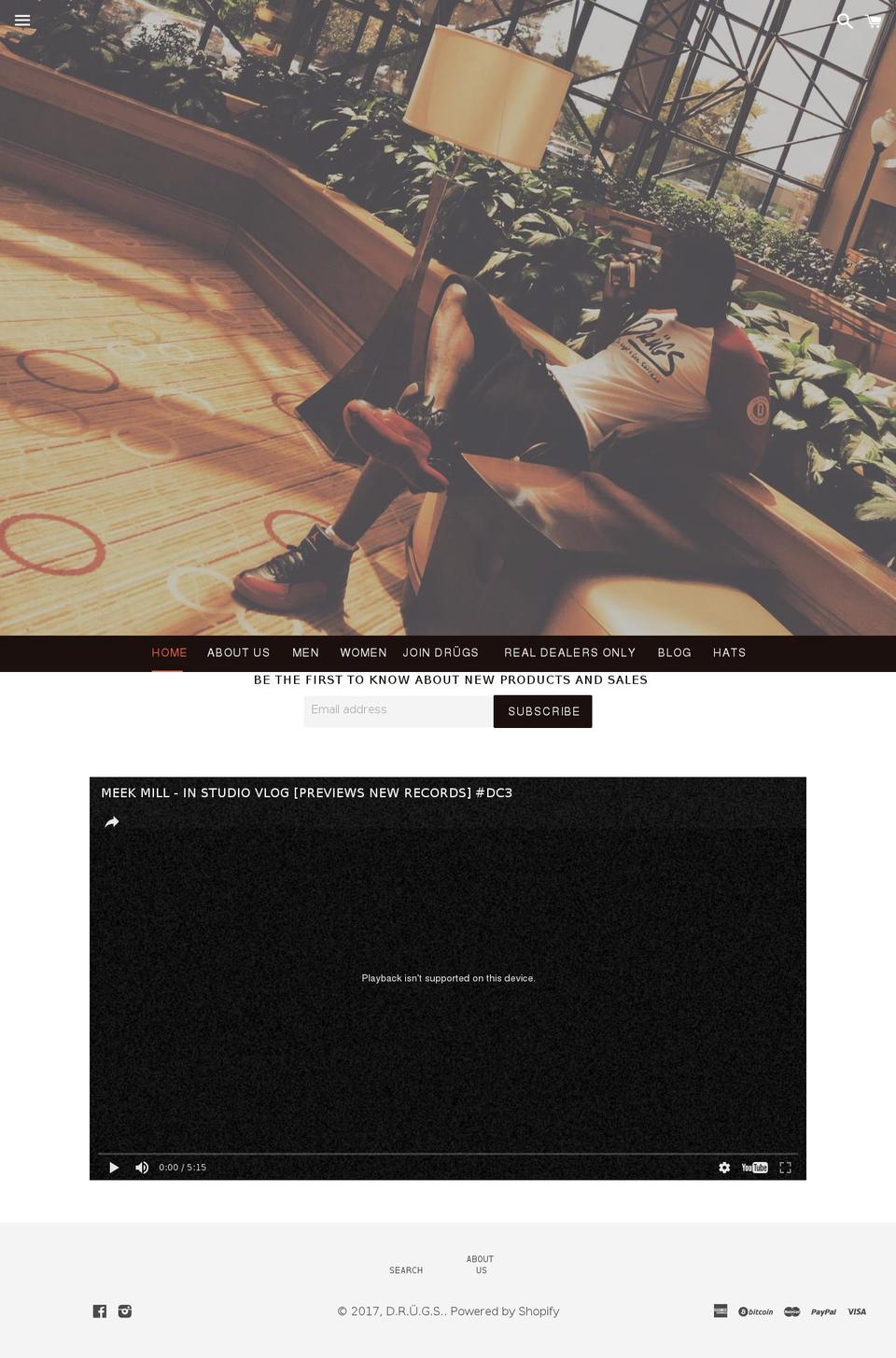 werdrugs.com shopify website screenshot