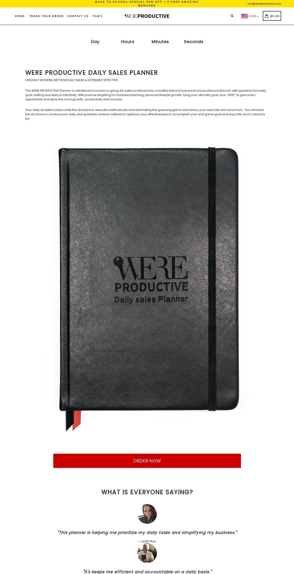 wereproductive.com shopify website screenshot