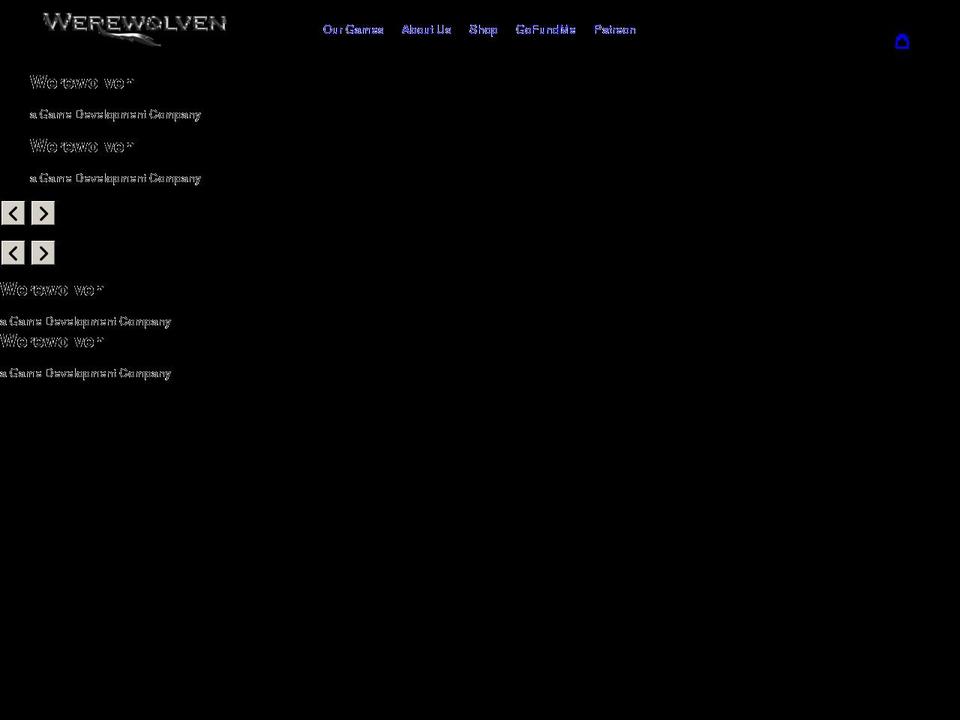 werewolven.com shopify website screenshot