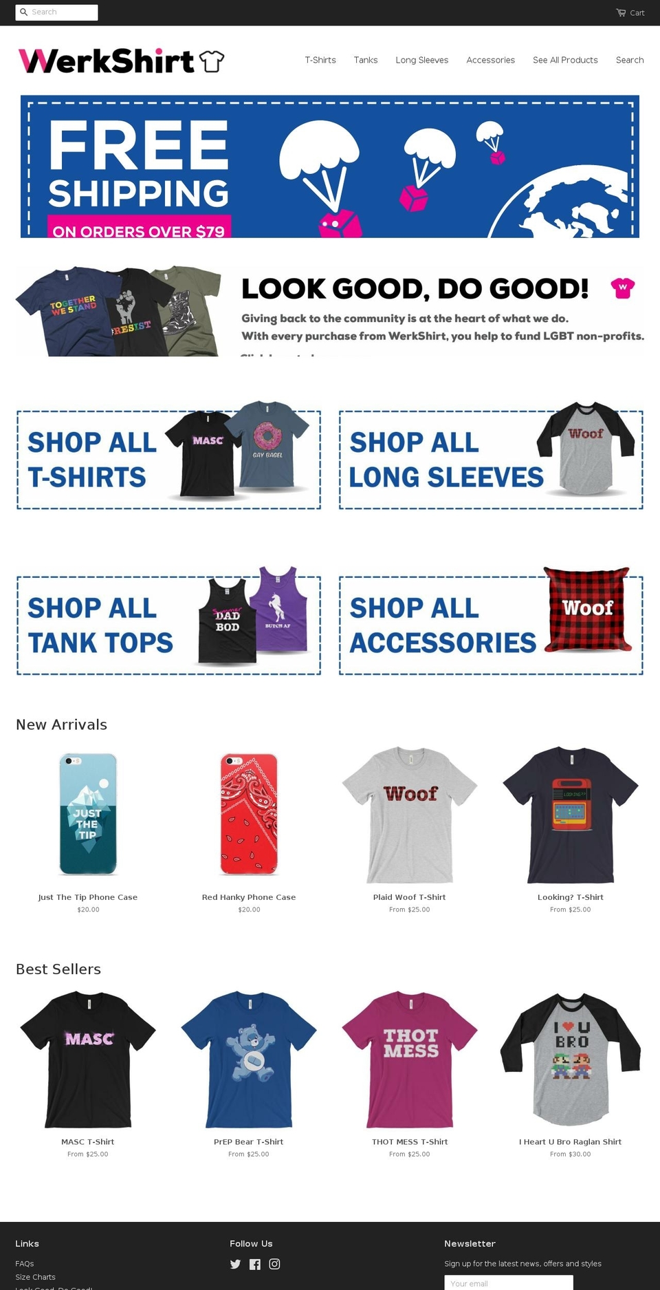 werkshirt.com shopify website screenshot