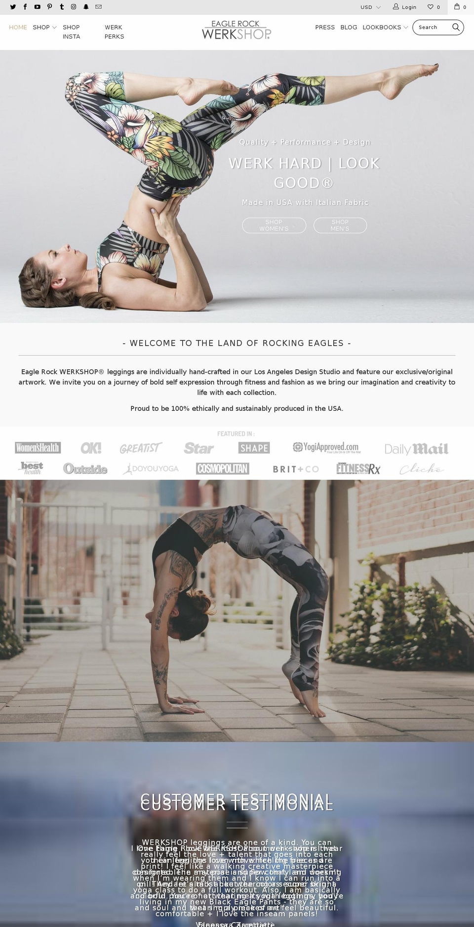 werkshop.com shopify website screenshot