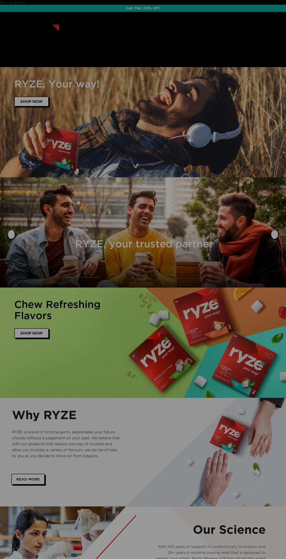 weryze.com shopify website screenshot