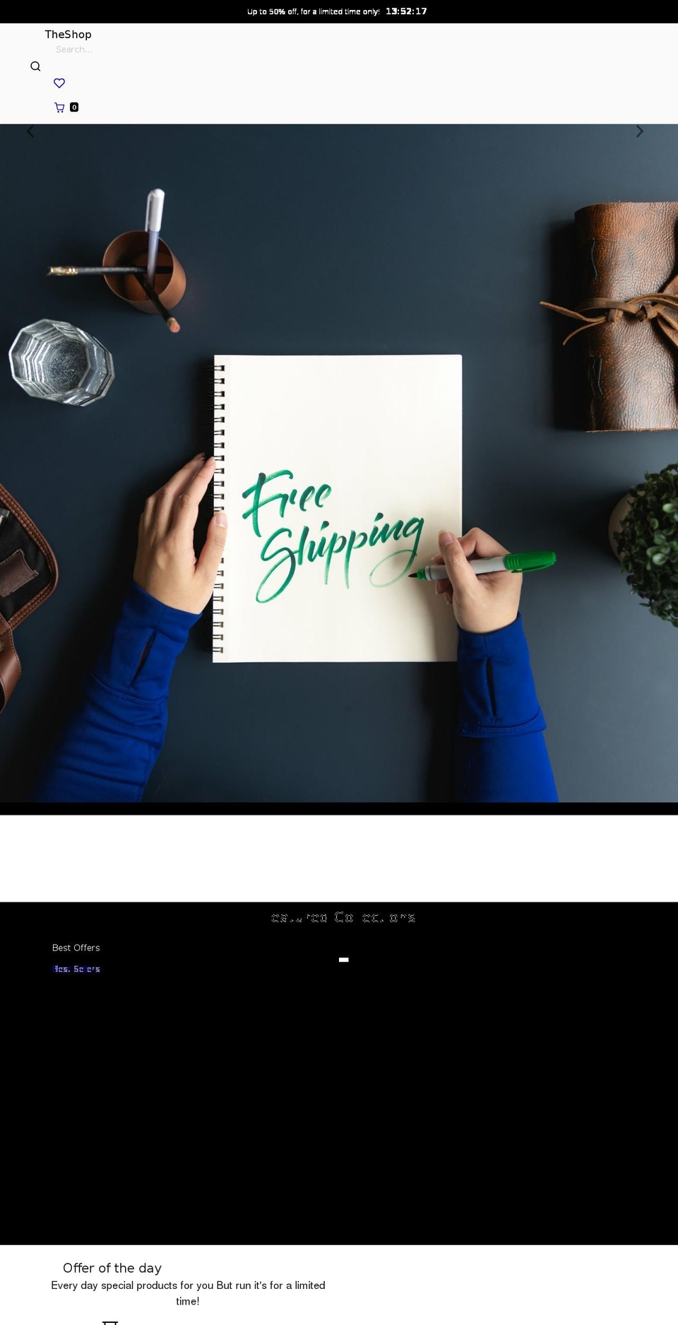 E-com Theme Shopify theme site example weshopdeal.com