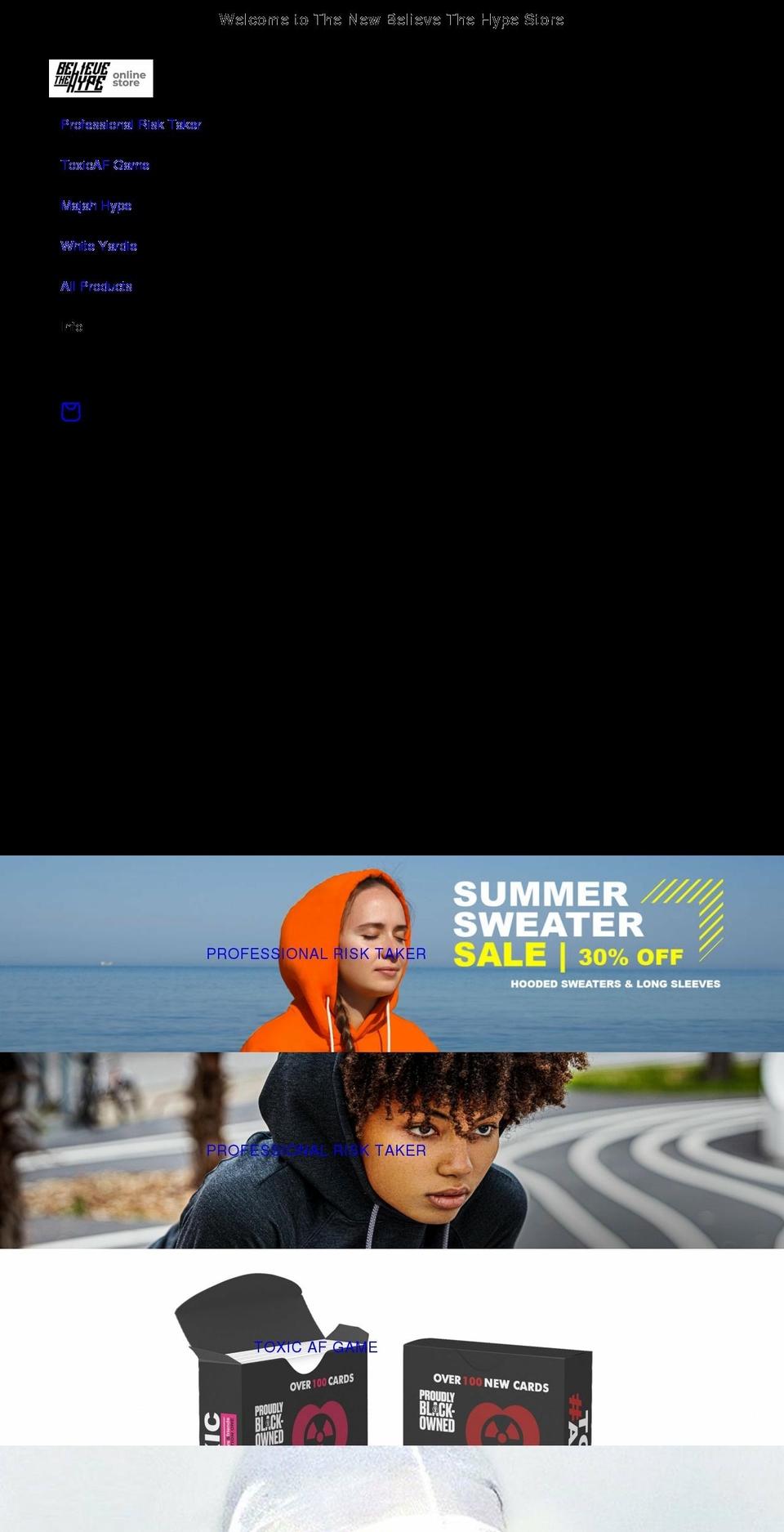 weshype.com shopify website screenshot