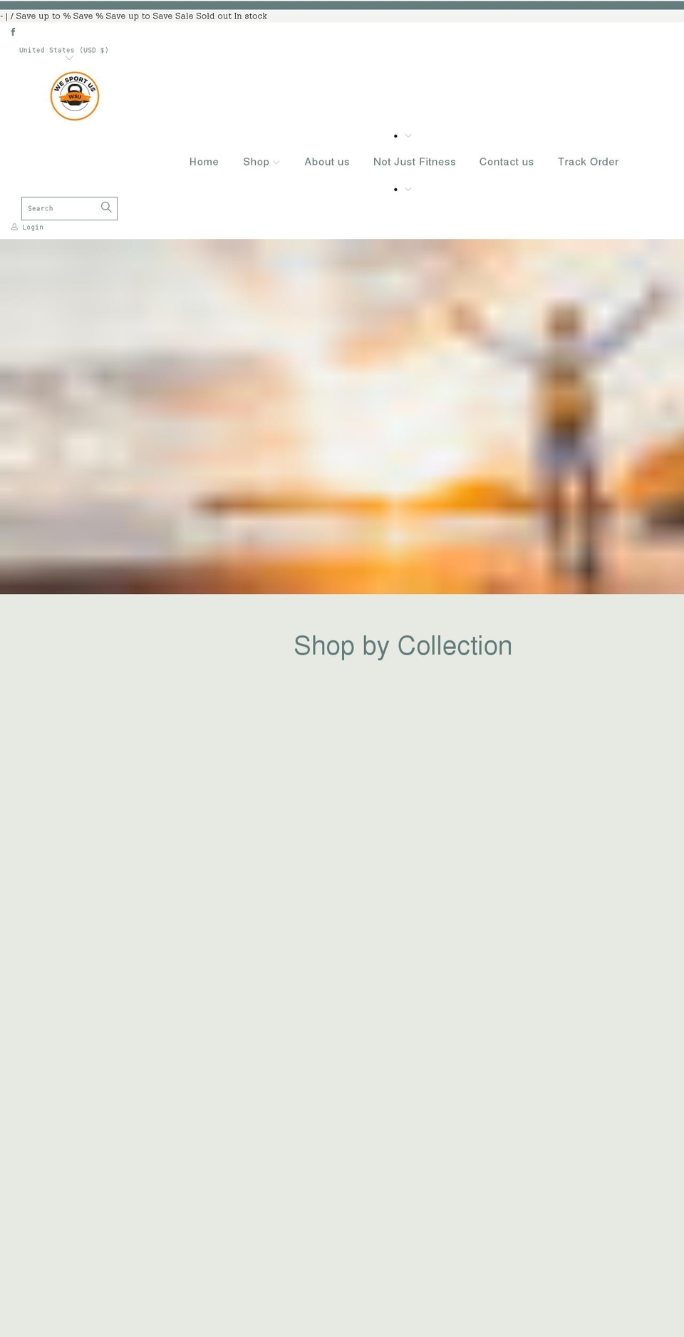 wesportus.com shopify website screenshot