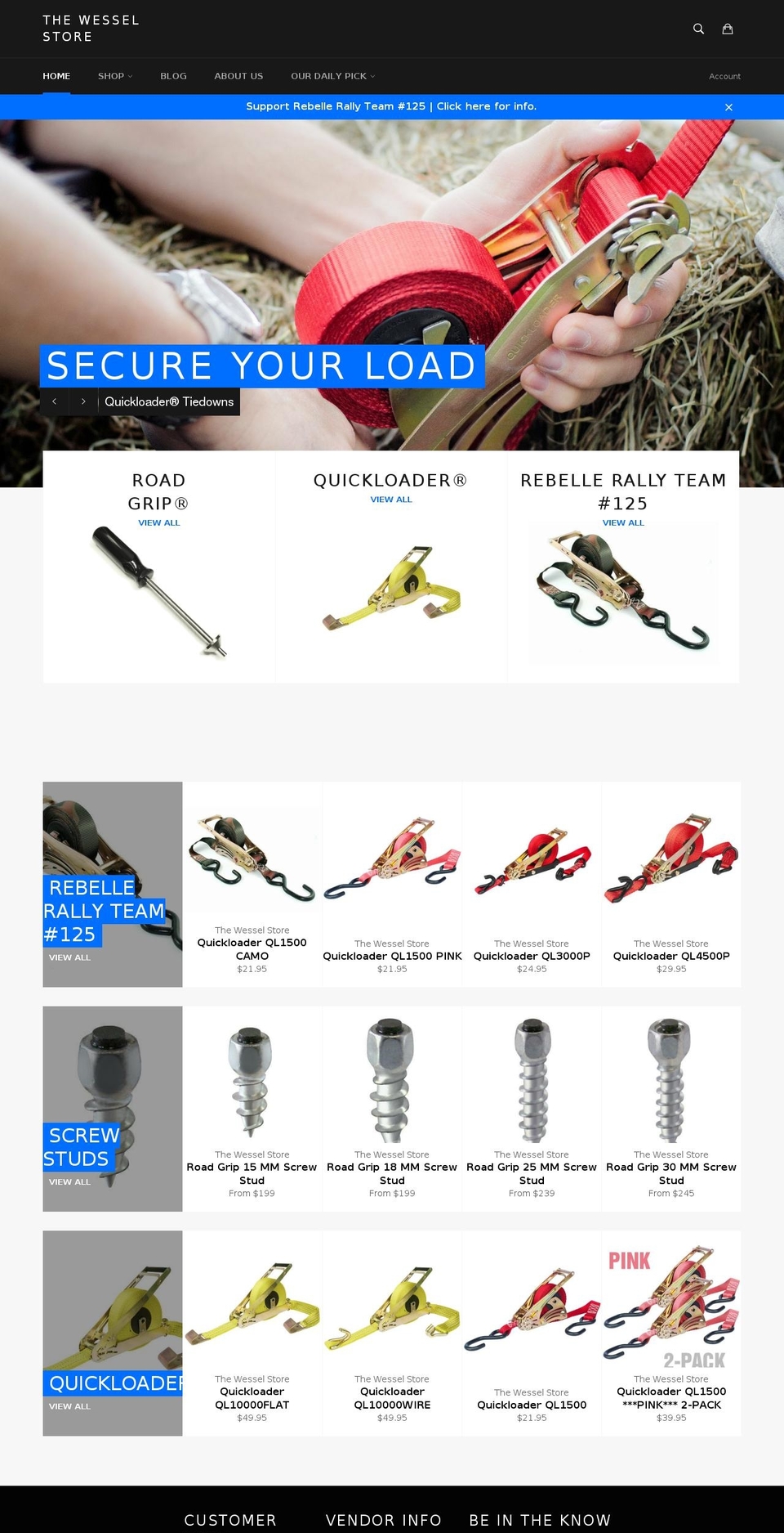 wesselstore.com shopify website screenshot