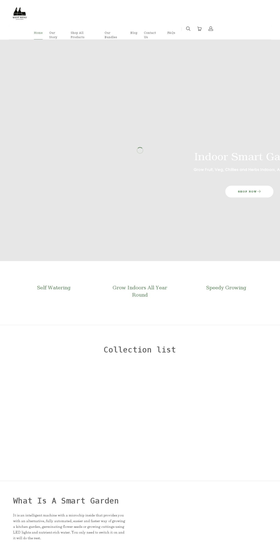 west-kent.com shopify website screenshot