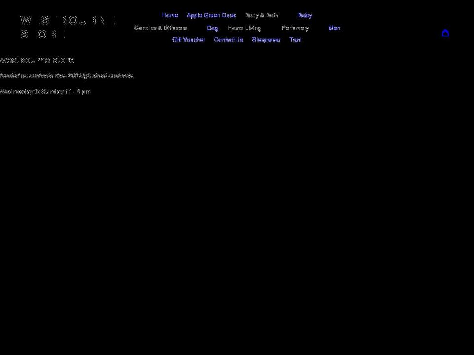 westbournestore.com shopify website screenshot