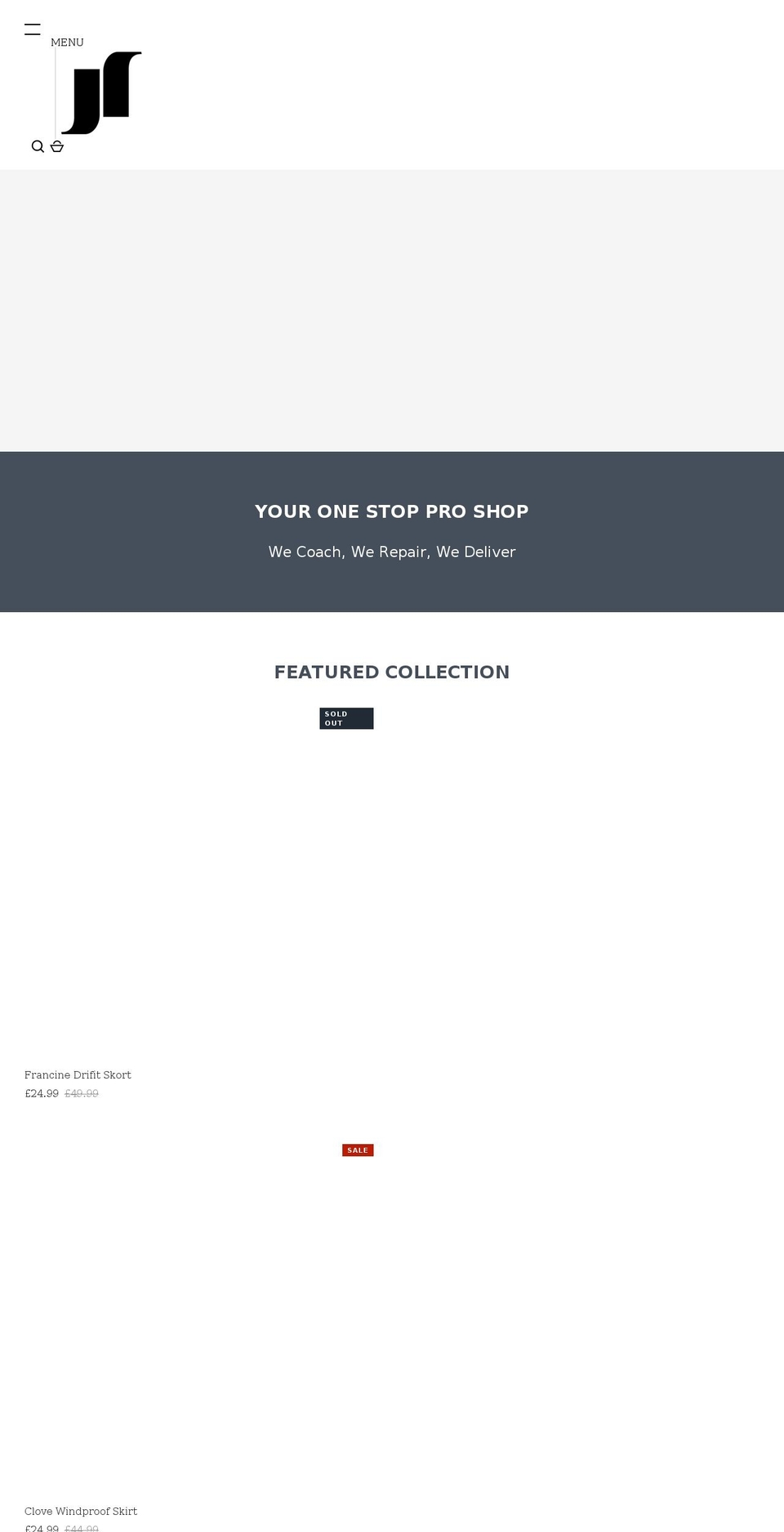 westbyfleetproshop.com shopify website screenshot