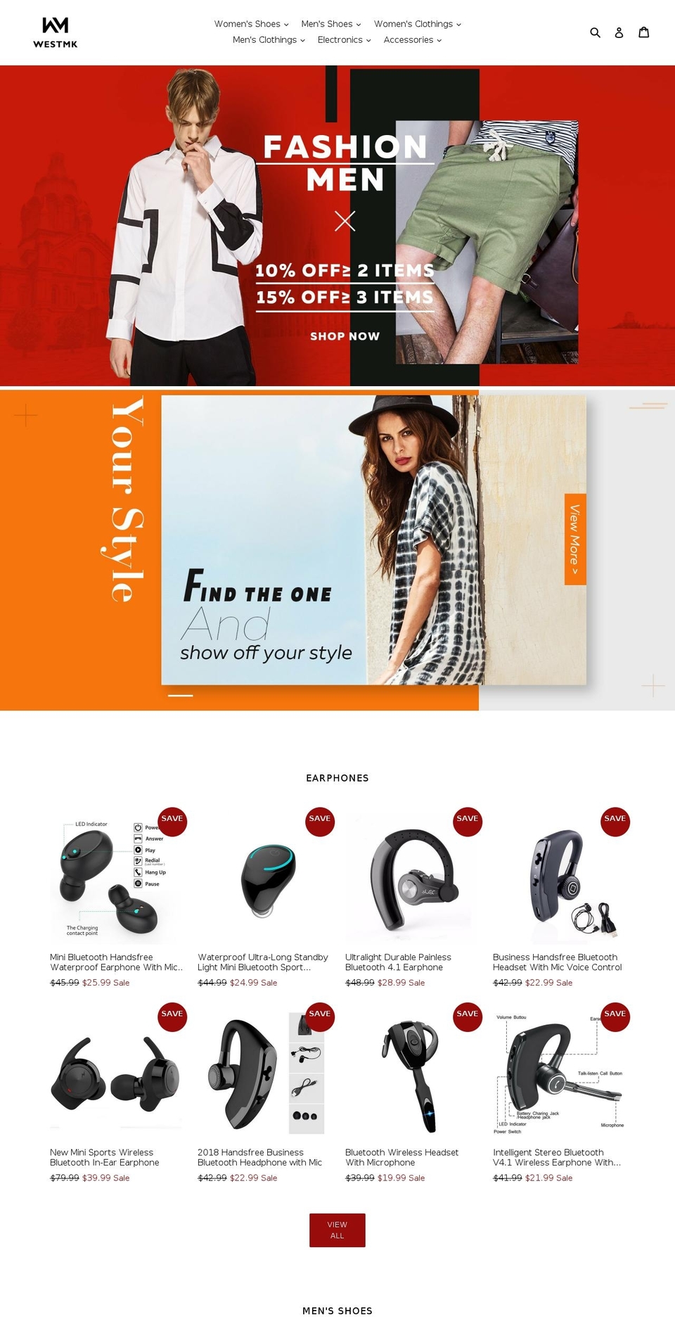westmk.com shopify website screenshot