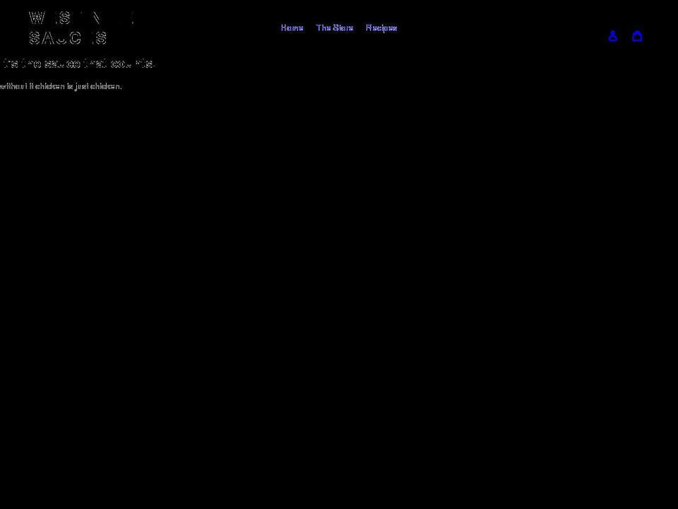 westnilesauces.com shopify website screenshot