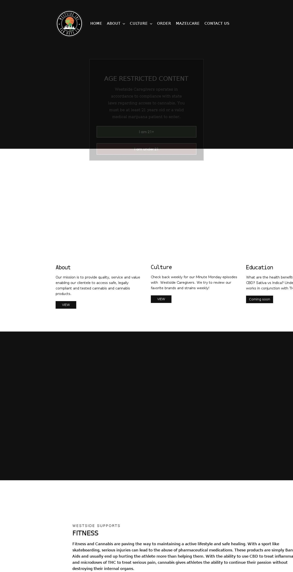westsidecare.com shopify website screenshot