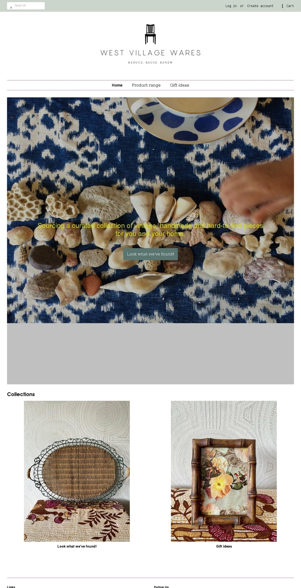 westvillagewares.com shopify website screenshot