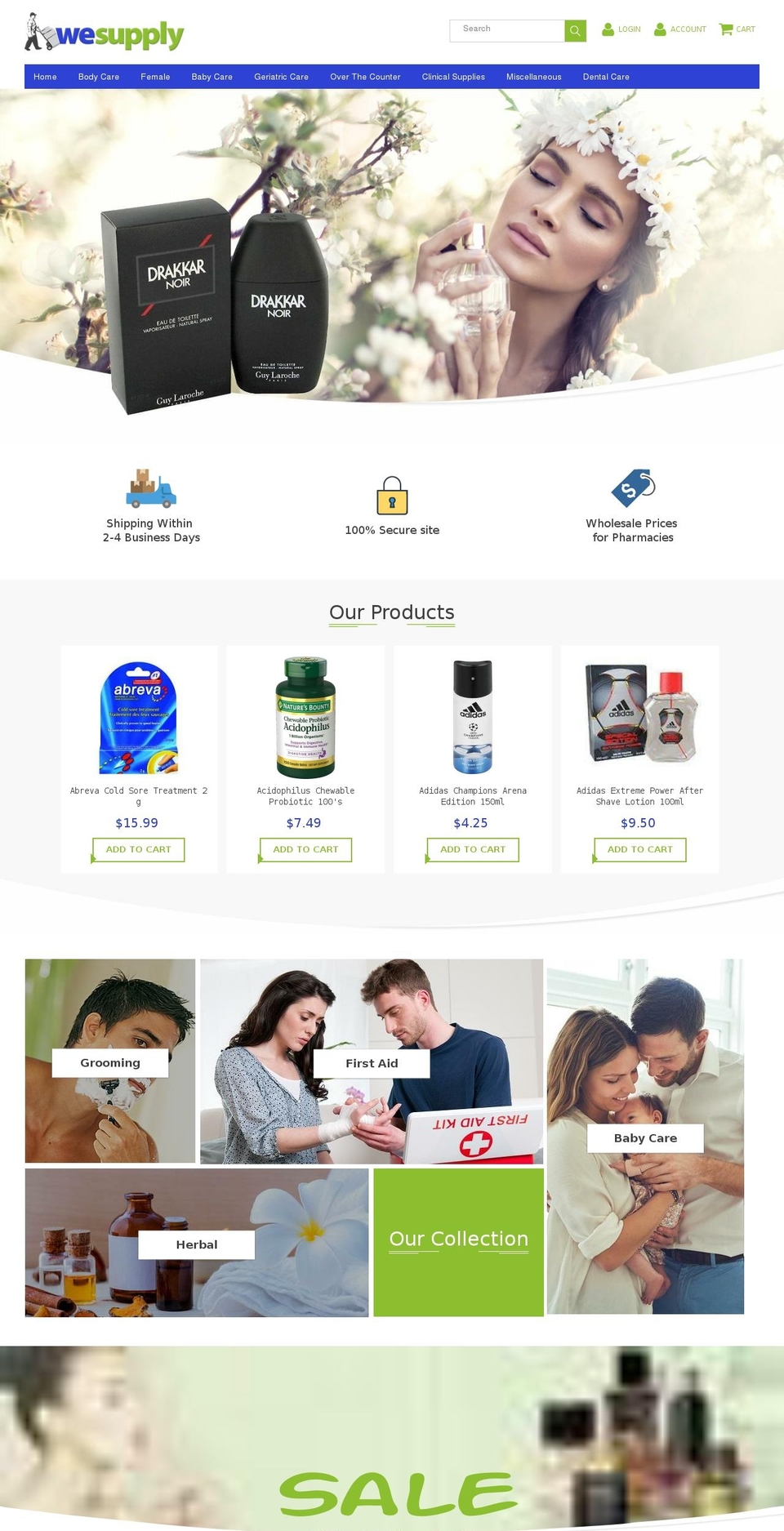 wesupply.ca shopify website screenshot