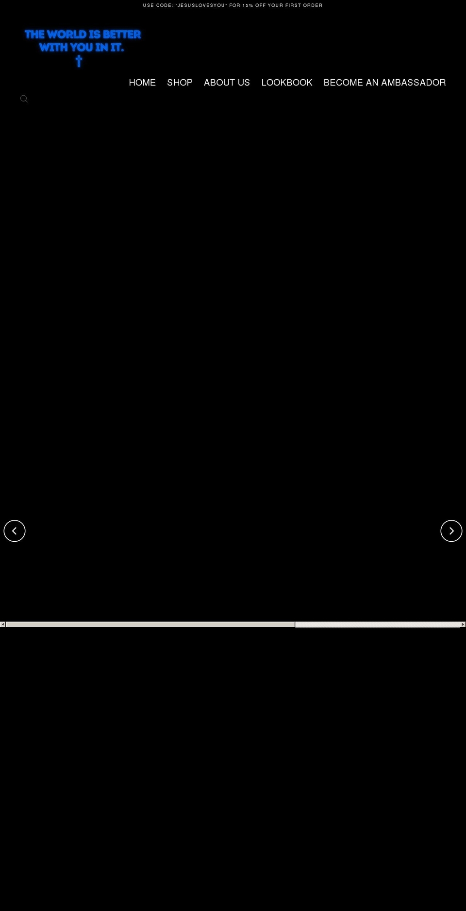 wethebelieversclothing.com shopify website screenshot