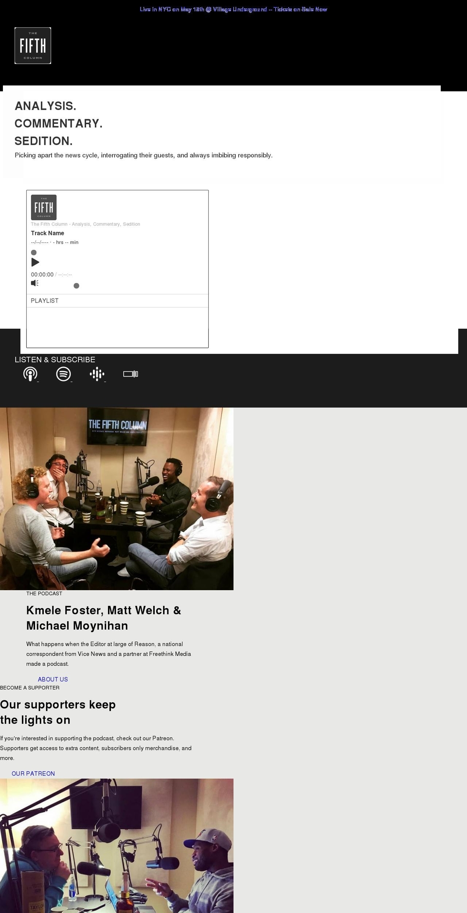 wethefifth.com shopify website screenshot