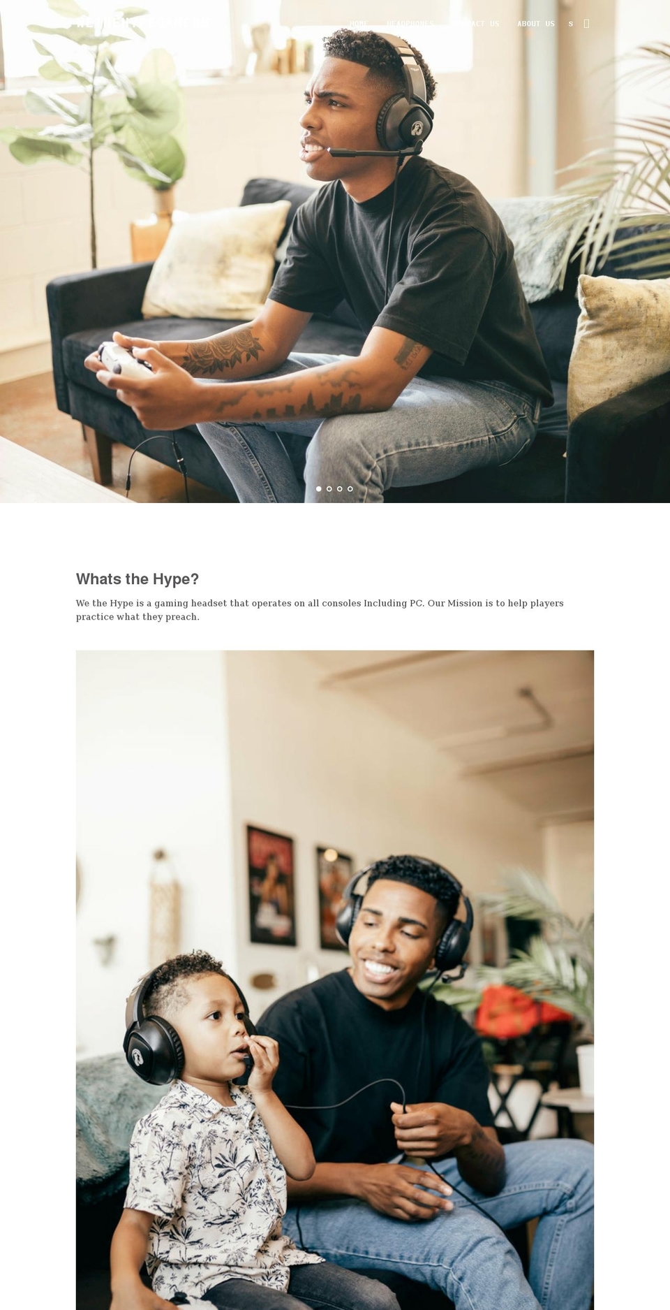 wethehypegamers.myshopify.com shopify website screenshot