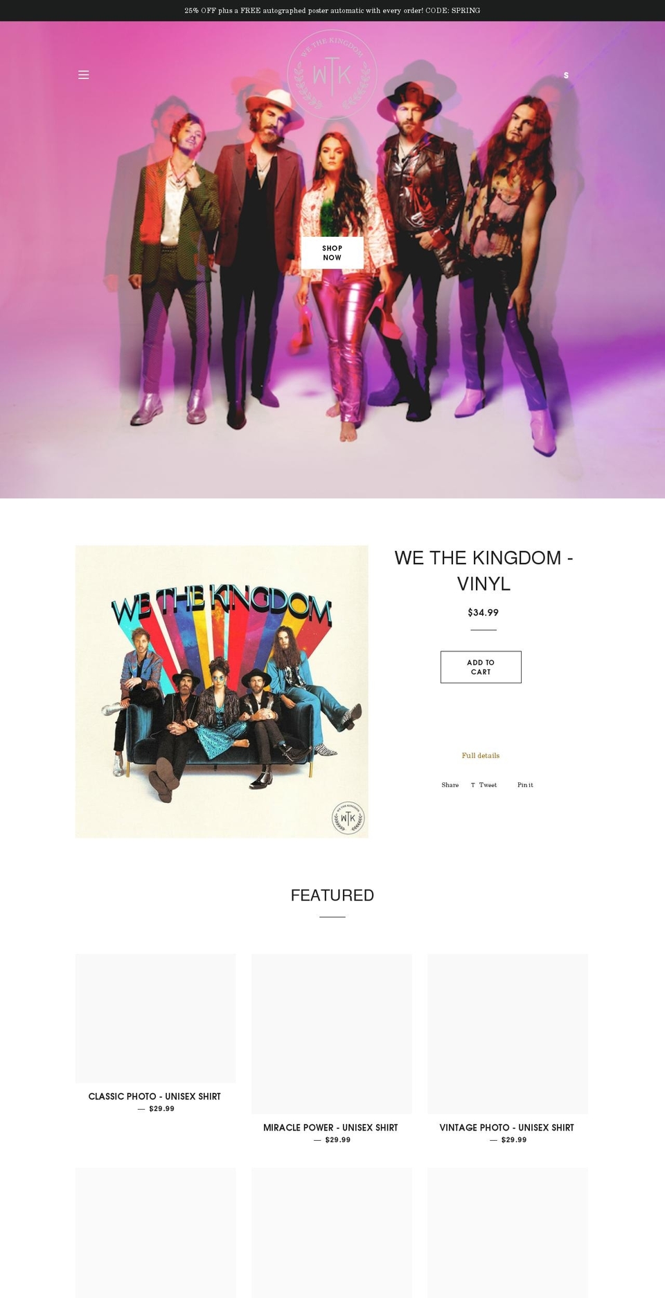 wethekingdom.shop shopify website screenshot