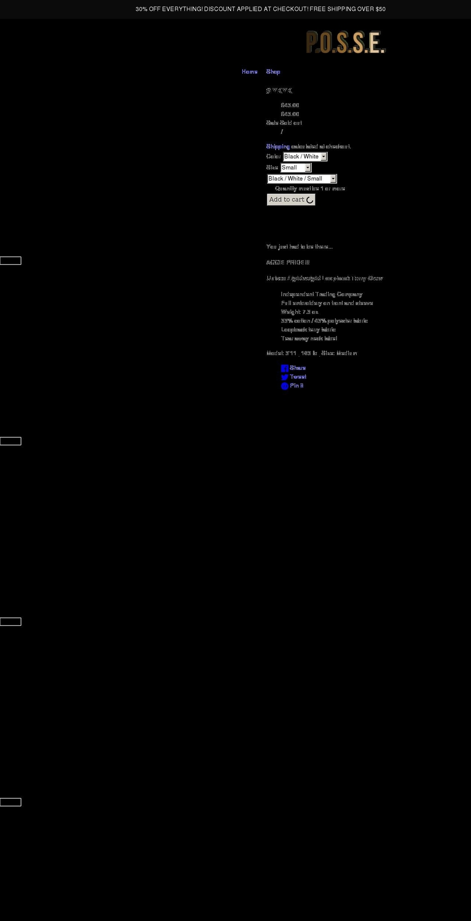 wetheposse.com shopify website screenshot