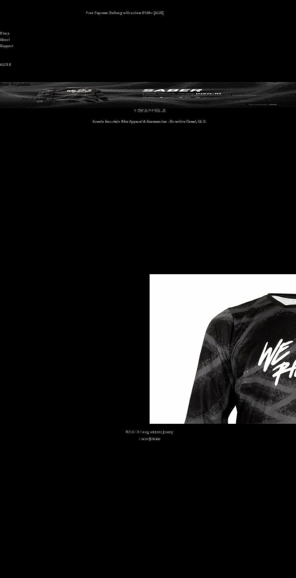 wetheriders.com.au shopify website screenshot