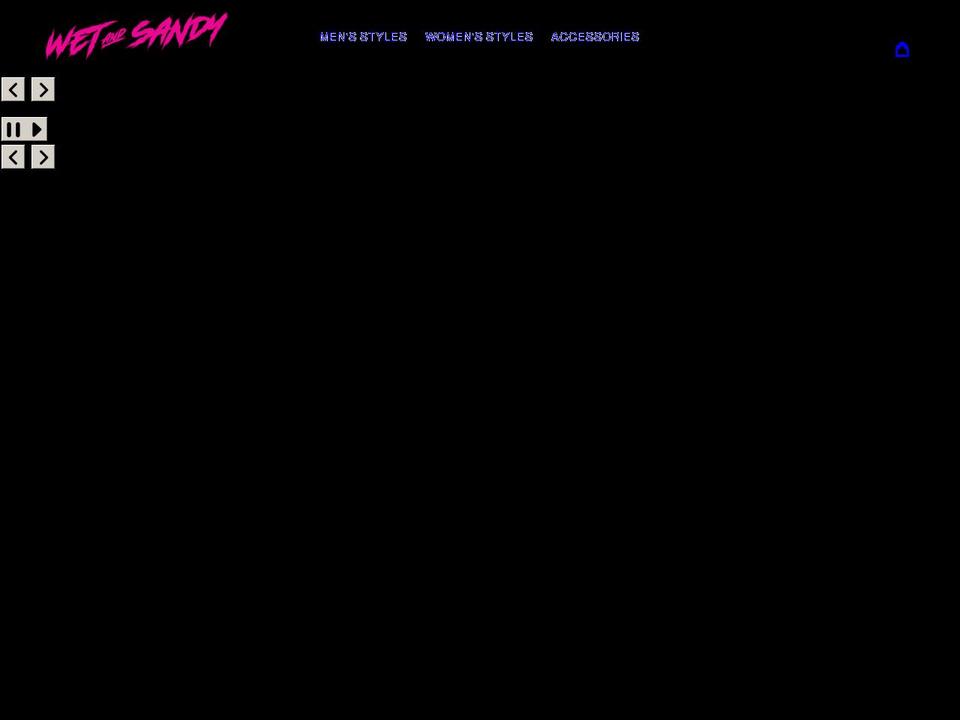 wetnsandy.com shopify website screenshot